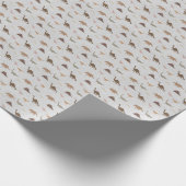 自然恐竜キッズラッピング紙 ラッピングペーパー (角)