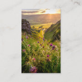 自然悔やみや弔慰葬儀記念カード 名刺 (正面)