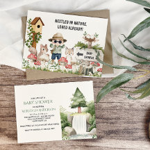 自然愛するベビーアニマル赤ちゃんシャワー