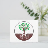 自然愛の木のハガー ポストカード (スタンド正面)