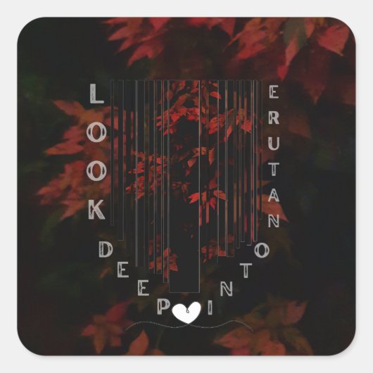 自然愛モダン スクエアシール (正面)