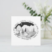 自然愛好家と冒険家のためのワンダーラストカード (スタンド正面)