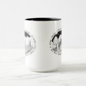 自然愛好家と冒険家のための放浪 マグカップ (中央)