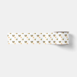 自然愛好家のためのハチと養蜂家をテーマにしたギフト サテンリボン