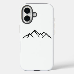 自然愛好家のためのミニマルデザイン iPhone 16ケース