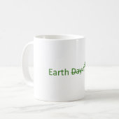 自然愛好家のための地球の日 コーヒーマグカップ (正面左)