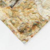 自然愛好家のための自然な木の樹皮写真 フリースブランケット (角)