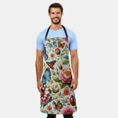自然愛好家の植物のエプロン エプロン (着用した状態)