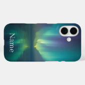 自然愛好家へのギフトにぴったりなオーロラケース - カスタムネーム入り Case-Mate iPhoneケース (裏面 (横))