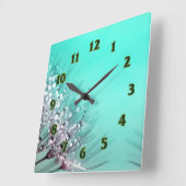 自然愛好家 スクエア壁時計 (傾斜)