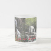 自然愛好家、滝、曇りマグカップ フロストグラスマグカップ (中央)