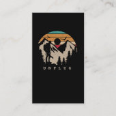 自然愛好者アドベンチャースカウトアウトドアハイキングキャンパー 名刺 (正面)