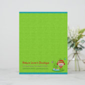 自然愛好者カエル妖精 レターヘッド (スタンド正面)