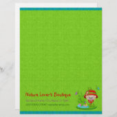 自然愛好者カエル妖精 レターヘッド (正面/裏面)