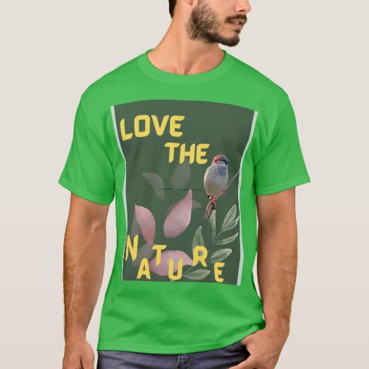 自然愛Tシャツ Tシャツ (正面)