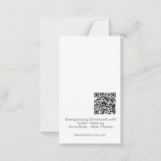 *~自然感動的親切AP62ノートカード ノートカード (裏面)