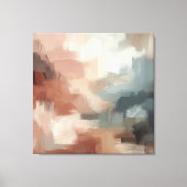 自然抽象芸術ブラシストロークの芸術 キャンバスプリント (正面)
