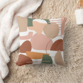 自然抽象芸術ボエレガントホモダンレトロ クッション (ブランケット)