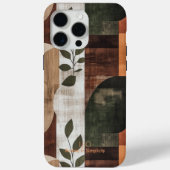 自然抽象芸術ミニマルオーガニックリスト Case-Mate iPhoneケース (裏面)