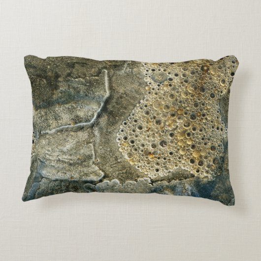 自然抽象芸術写真 アクセントクッション (裏面)