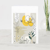 自然抽象芸術名デイカード カード (裏面)