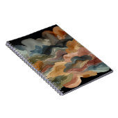 自然抽象芸術水彩手帳 ノートブック (右側)