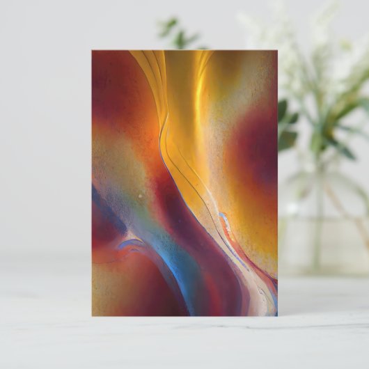 自然抽象芸術流 招待状 (スタンド正面)