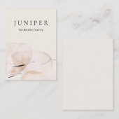 自然抽象芸術芸術的の水色 ノートカード (正面/裏面)