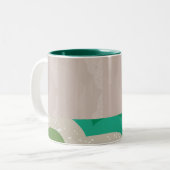 自然抽象芸術 ツートーンマグカップ (正面左)