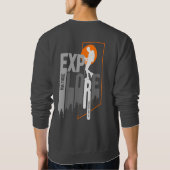 自然探査(2) | メンズ スウェットシャツ (裏面)