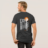 自然探査(2) | メンズ トライブレンドＴシャツ (フル背面)