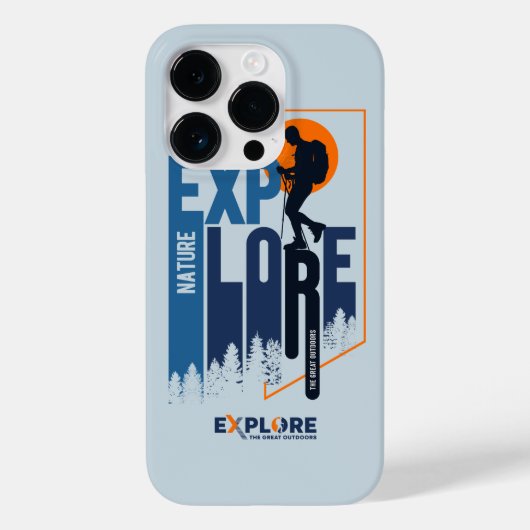 自然探検 | メンズ - Case-Mate iPhoneケース (裏面)