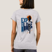 自然探検 | 女性 Tシャツ (裏面)