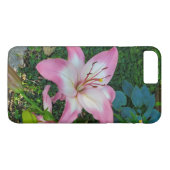 自然撮影の美しいピンクのユリの花 Case-Mate iPhoneケース (裏面(横))
