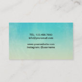 自然撮影プロフェッショナル写真家 名刺 (裏面)