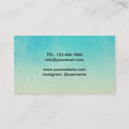 自然撮影プロフェッショナル写真家 名刺 (裏面)