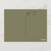 自然撮影モッキンバードカード ポストカード (裏面)