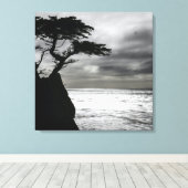 自然撮影モノクロ キャンバスプリント (インサイチュ (ウッドフロア))