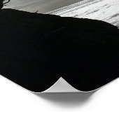 自然撮影モノクロ ポスター (角)