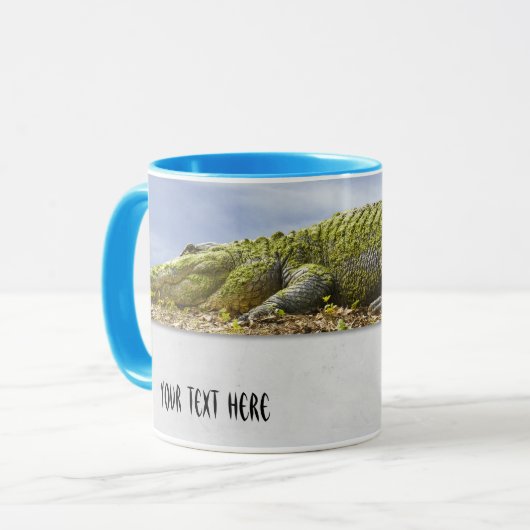 自然撮影巨大ゲーターパノラマカットアウト マグカップ (正面左)