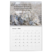 自然撮影感動的聖なる書物、 経典 カレンダー (1月 2024)