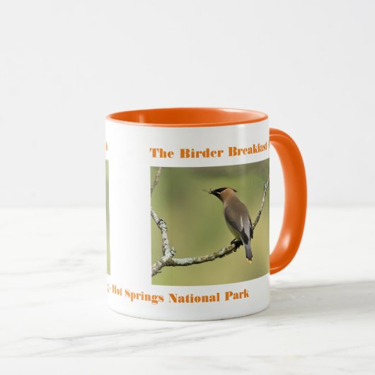 自然撮影杉ワックスウィングバーダー マグカップ (正面右)