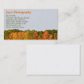 自然撮影用名刺 名刺 (正面/裏面)