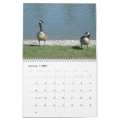 自然撮影 カレンダー (1月 2027)