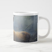 自然放浪:威厳のある鹿 ジャンボコーヒーマグカップ (右)