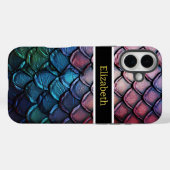 自然数々の光の中で輝く色の蛇皮 Case-Mate iPhoneケース (裏面 (横))