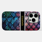 自然数々の光の中で輝く色の蛇皮 Case-Mate iPhoneケース (裏面 (横))