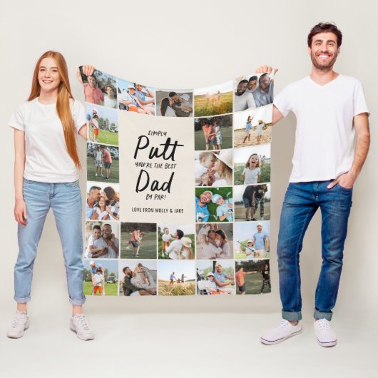 自然数々の写真モダンゴミニマルフパパ フリースブランケット (インサイチュ)