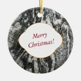 自然文字が付いている石を見る装飾的な猫の毛皮 セラミックオーナメント