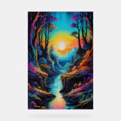 自然旅行 アクリルサイン (正面)